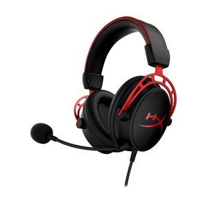 HyperX Cloud Alpha Over the Ear Pro Gaming Headset Black-Red